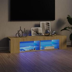 VidaXL TV ormarić s LED svjetlima boja hrasta sonome 135 x 39 x 30 cm