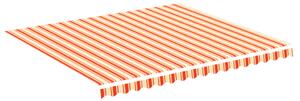 VidaXL Zamjenska tkanina za tendu žuto-narančasta 4 x 3,5 m