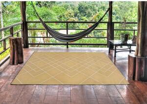 Žuti vanjski tepih Universal Hibis Geo, 160 x 230 cm