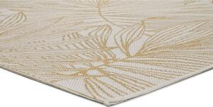 Beige vanjski tepih Universal Hibis Leaf, 135 x 190 cm