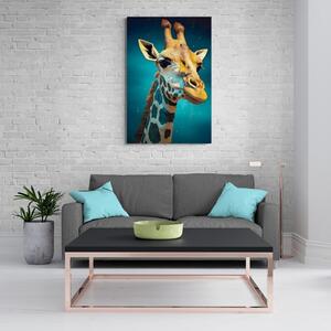 Slika plavo-zlatna žirafa