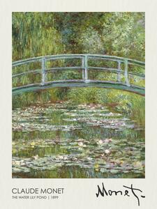 Reprodukcija The Water Lily Pond (1899), Claude Monet