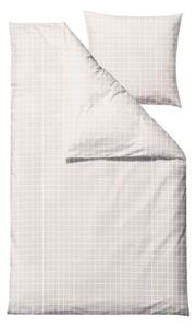 Bijela posteljina od damasta Södahl Clear, 140 x 220 cm
