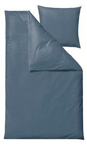 Plava posteljina od damasta Södahl Clear, 140 x 220 cm