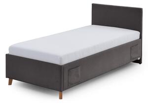 Antracitno sivi podstavljeni dječji krevet bez podnice 90x200 cm Cool – Meise Möbel