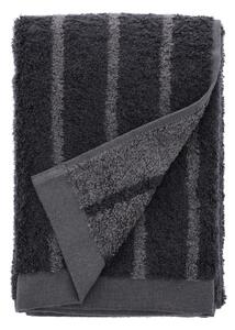 Sivi ručnik iz Terry pamuka Södahl Strips, 100 x 50 cm