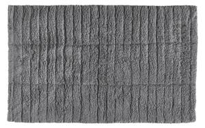 Siva pamučna kupaonska prostirka Zone Tiles, 80 x 50 cm
