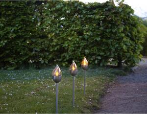 Set od 3 vanjske LED svjetlosne dekoracije Star Trading Olympus, visina 40 cm