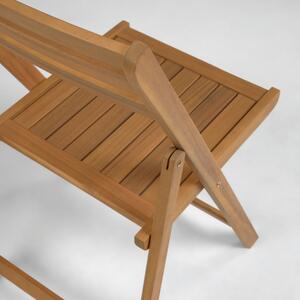Sklopiva stolica od bagremovog drveta Kave Home Daliana