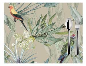 Set od 2 bež podloge za stol Mike & Co. New York Jungle Birds, 33 x 45 cm