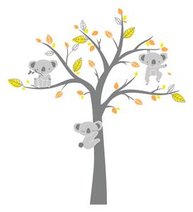 Naljepnice za bebe za ambijent Koala jesen