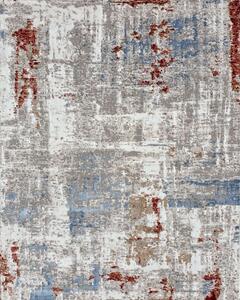 ShopJK TEPIH LUXESS S KRATKIM VLAKNIMA BORDO-SIVI 25089A Mjere: 120 x170