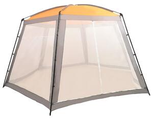 Šator za bazen od tkanine 590 x 520 x 250 cm sivi