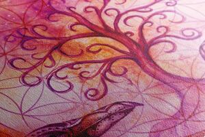 Slika magično drvo života u pastelnom dizajnu