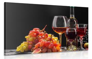 Slika vino i grožđe