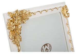 Bež okvir za fotografije s detaljima u zlatnoj boji Mauro Ferretti Butterfly Forest, 25 x 30 cm