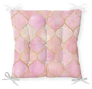 Jastuk za stolicu s udjelom pamuka Minimalist Cushion Covers Pinky Oriental, 40 x 40 cm