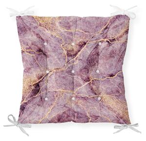 Jastuk za stolicu s udjelom pamuka Minimalist Cushion Covers Lila Marble, 40 x 40 cm