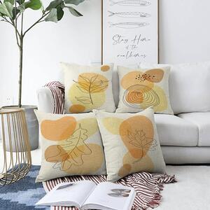 Set od 4 ukrasne jastučnice Minimalist Cushion Covers Sunset colours, 55 x 55 cm