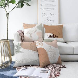 Set od 4 ukrasne jastučnice Minimalist Cushion Covers Flamingo, 55 x 55 cm