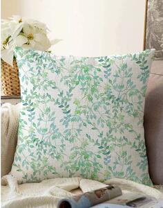 Bež-zelena jastučnica s udjelom pamuka Minimalist Cushion Covers Twiggy, 55 x 55 cm