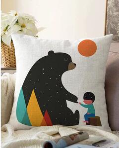 Jastučnica s udjelom pamuka Minimalist Cushion Covers Bear, 55 x 55 cm