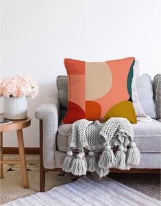Jastučnica s udjelom pamuka Minimalist Cushion Covers Circles, 55 x 55 cm
