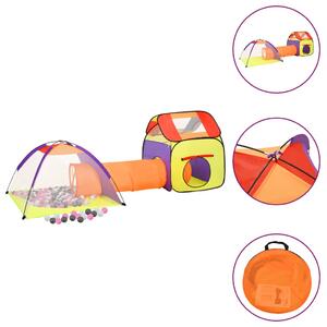 VidaXL Dječji šator za igru s 250 loptica višebojni 338x123x111 cm