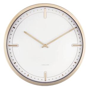 White Wall Clock Karlsson točkice, Ø 42 cm