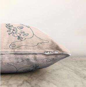 Svjetlo bež jastučnica s udjelom pamuka Minimalist Cushion Covers Chenille, 55 x 55 cm