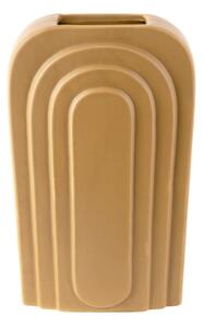 Žuta keramička vaza pt dnevni luk, visina 18 cm