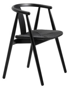 Crna blagovaonska stolica Relate – Unique Furniture