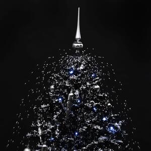 Božićno drvce koje sniježi sa stalkom crno 190 cm PVC