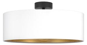 Bijela stropna svjetiljka sa zlatnim detaljima Bulb Attack Tres XL, ⌀ 45 cm