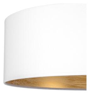 Bijela stropna svjetiljka sa zlatnim detaljima Sotto Luce Tres XL, ⌀ 45 cm
