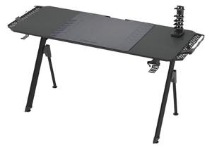Gaming stol FALCON s LED RGB pozadinskim osvjetljenjem 156x60 cm crna