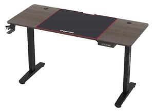 Gaming stol podesive visine CONTROL s LED RGB pozadinskim osvjetljenjem 140x60 cm