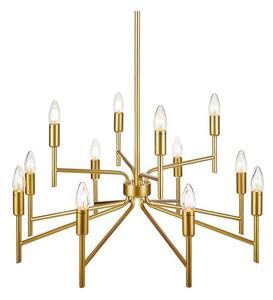 Viseća lampa s dvanaest krakova u zlatnoj boji Markslöjd Regent