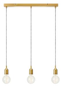 Viseća svjetiljka s tri kraka u zlatnoj boji Markslöjd Bronx
