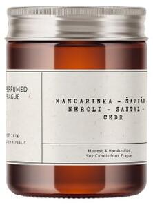 Mirisna svijeća od sojinog voska vrijeme gorenja 40 h #47 Tangerine & Neroli – Perfumed Prague
