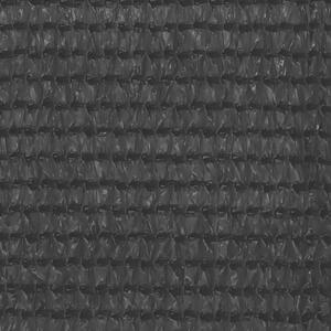 VidaXL Balkonski zastor crni 120 x 600 cm HDPE