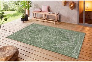Zeleno-bež vanjski tepih Ragami Vienna, 200 x 290 cm