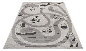 Krem dječji tepih Ragami Animals, 80 x 150 cm