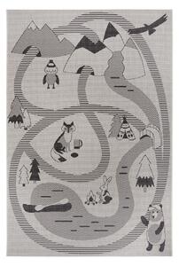 Krem dječji tepih Ragami Animals, 80 x 150 cm