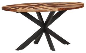 VidaXL Blagovaonski stol 160x90x75cm masivno bagremovo drvo i šišam