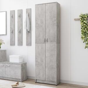 VidaXL Ormar za hodnik siva boja betona 55 x 25 x 189 cm od iverice