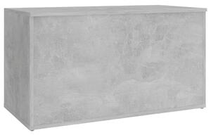 Škrinja za pohranu siva boja betona 84 x 42 x 46 cm od iverice