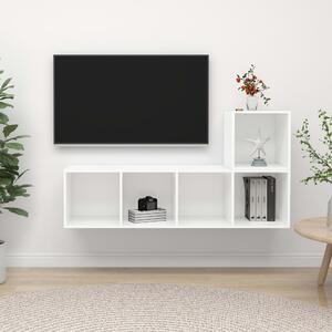 VidaXL 2-dijelni set TV ormarića bijeli od iverice