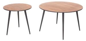 Set od 2 konferencijske stolove s crnim nogama Ragaba Pawi krug