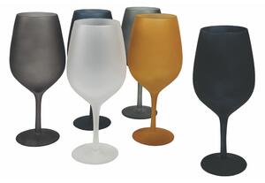 Set od 6 obojenih vinskih čaša VDE Tivoli 1996 Cala Dorada
